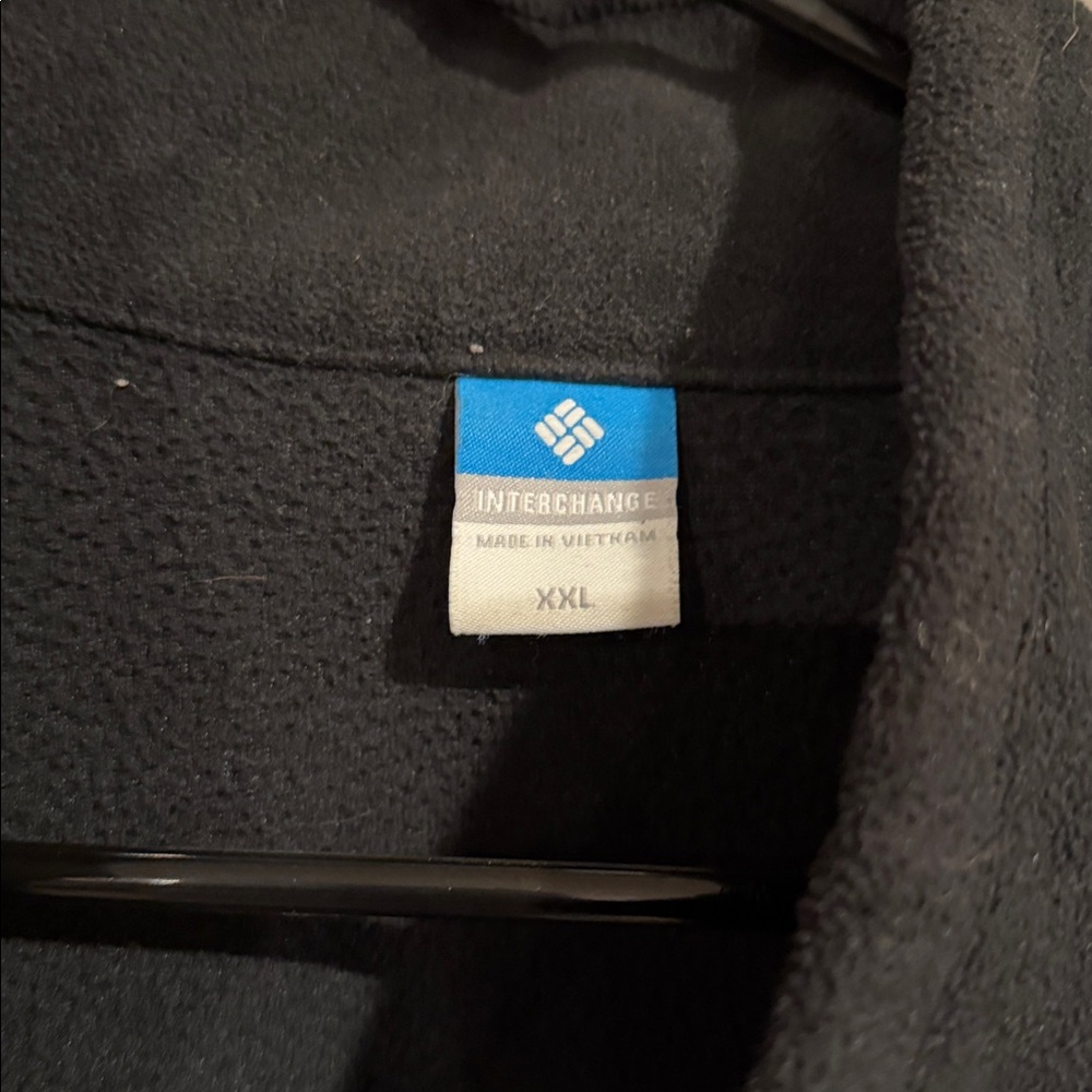 Men’s XXL Columbia Black Full-Zip Jacket - Picture 3 of 3